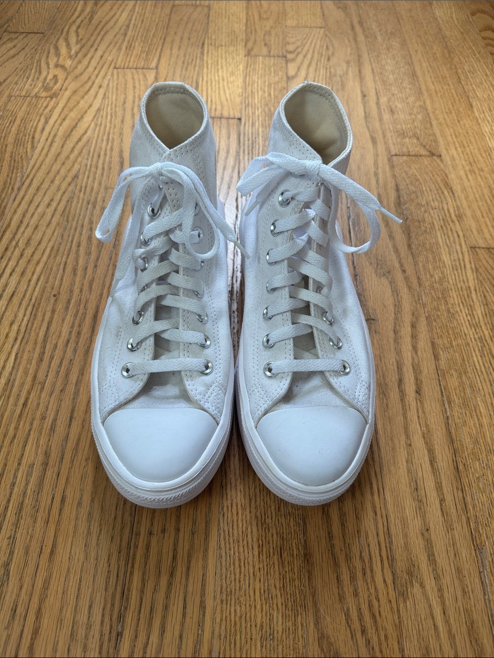 Converse Platform White High-Top Sneakers